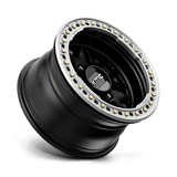 17X9 KMC KM235 GRENADE CRAWL BEADLOCK SATIN BLACK 8X170