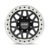17X9 KMC KM235 GRENADE CRAWL BEADLOCK SATIN BLACK 8X170