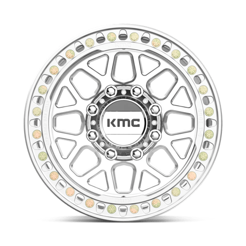 17X9 KMC KM235 GRENADE CRAWL BEADLOCK RIMS - MACHINED 8X165.1