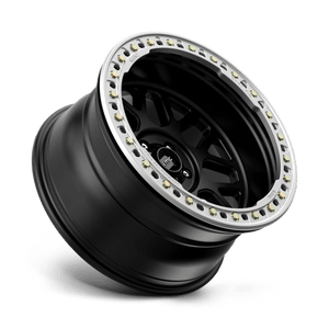 20X10 KMC KM235 GRENADE CRAWL BEADLOCK RIMS - SATIN BLACK 5X127