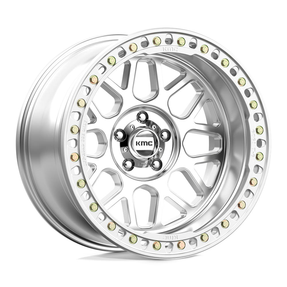 20X10 KMC KM235 GRENADE CRAWL BEADLOCK RIMS - MACHINED 5X127