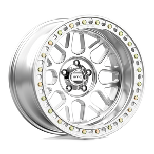 20X10 KMC KM235 GRENADE CRAWL BEADLOCK RIMS - MACHINED 5X127