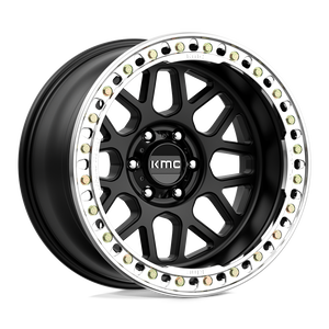 20X10 KMC KM235 GRENADE CRAWL BEADLOCK SATIN BLACK 6X139.7