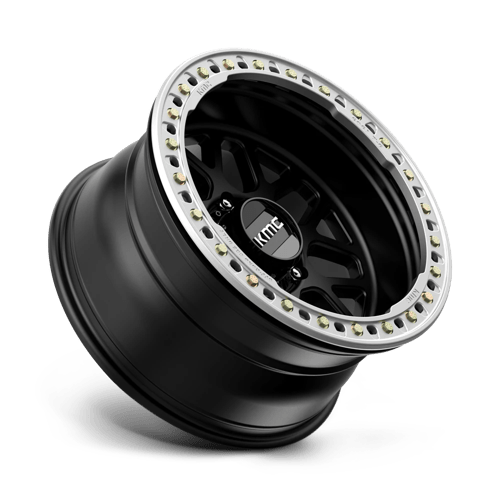 20X10 KMC KM235 GRENADE CRAWL BEADLOCK RIMS - SATIN BLACK 8X165.1