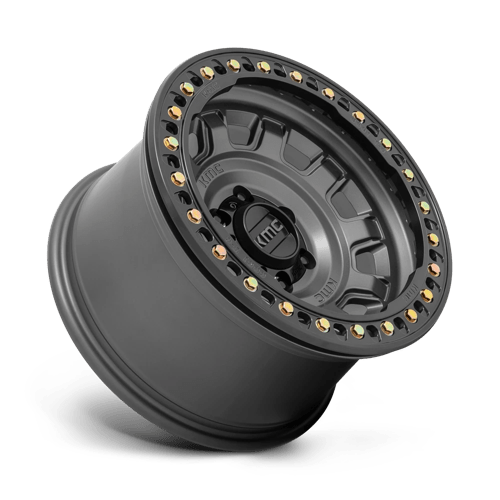 17X9 KMC KM236 TANK BEADLOCK ANTHRACITE 5X127