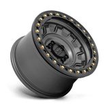 17X9 KMC KM236 TANK BEADLOCK ANTHRACITE 8X170