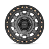 17X9 KMC KM236 TANK BEADLOCK ANTHRACITE 8X170