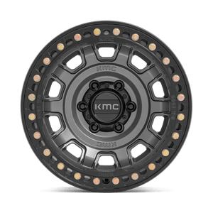17X9 KMC KM236 TANK BEADLOCK ANTHRACITE 8X170