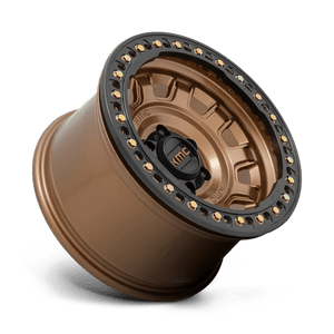 17X9 KMC KM236 TANK BEADLOCK MATTE BRONZE 5X127
