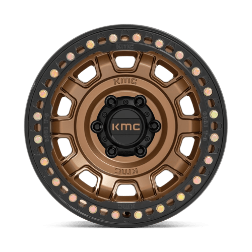17X9 KMC KM236 TANK BEADLOCK MATTE BRONZE 6X139.7