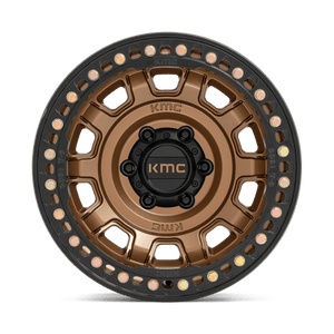 17X9 KMC KM236 TANK BEADLOCK MATTE BRONZE 5X127