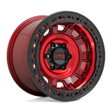 17X9 KMC KM236 TANK BEADLOCK CANDY RED 8X170
