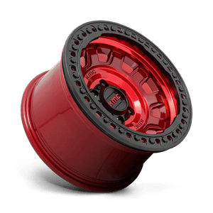17X9 KMC KM236 TANK BEADLOCK CANDY RED 5X127