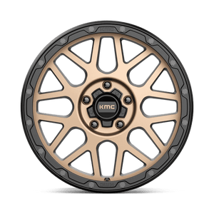 18X8.5 KMC KM535 GRENADE OFF-ROAD MATTE BRONZE W/ M-BLACK LIP 5X127