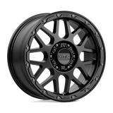 18X8.5 KMC KM535 GRENADE OFF-ROAD MATTE BLACK 6X135