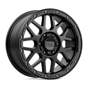 18X8.5 KMC KM535 GRENADE OFF-ROAD MATTE BLACK 6X135
