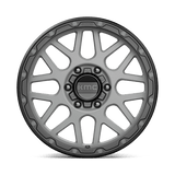 18X8.5 KMC KM535 GRENADE OFF-ROAD MATTE GRAY W/ MATTE BLACK LIP 6X139.7