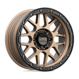 18X8.5 KMC KM535 GRENADE OFF-ROAD MATTE BRONZE W/ M-BLACK LIP 6X135