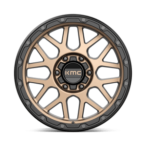 18X8.5 KMC KM535 GRENADE OFF-ROAD MATTE BRONZE W/ M-BLACK LIP 6X135