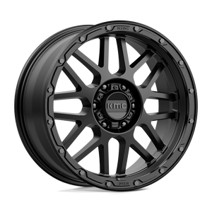 20X9 KMC KM535 GRENADE OFF-ROAD MATTE BLACK 6X135