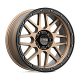 20X9 KMC KM535 GRENADE OFF-ROAD MATTE BRONZE W/ M-BLACK LIP 6X139.7