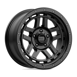 18X8.5 KMC KM540 RECON SATIN BLACK 5X127