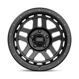 18X8.5 KMC KM540 RECON SATIN BLACK 5X127