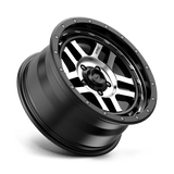 18X8.5 KMC KM540 RECON SATIN BLACK MACHINED 5X127