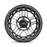 18X8.5 KMC KM540 RECON SATIN BLACK MACHINED 5X127