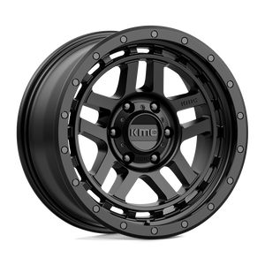 18X8.5 KMC KM540 RECON SATIN BLACK 6X139.7