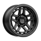 18X8.5 KMC KM540 RECON SATIN BLACK 6X120