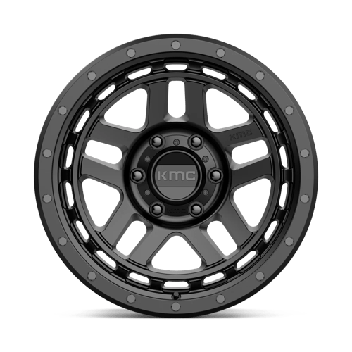 18X8.5 KMC KM540 RECON SATIN BLACK 6X139.7