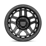 18X8.5 KMC KM540 RECON SATIN BLACK 6X139.7