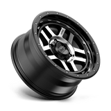 18X8.5 KMC KM540 RECON SATIN BLACK MACHINED 6X135