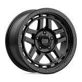 18X8.5 KMC KM540 RECON SATIN BLACK 5X150