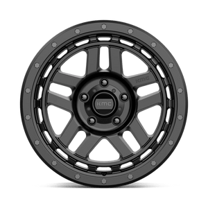 18X8.5 KMC KM540 RECON SATIN BLACK 5X150
