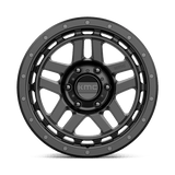 18X8.5 KMC KM540 RECON SATIN BLACK 6X120