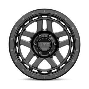 18X8.5 KMC KM540 RECON SATIN BLACK 6X120