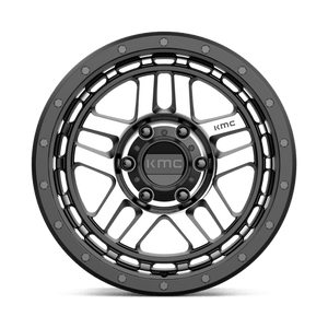 18X8.5 KMC KM540 RECON SATIN BLACK MACHINED 6X120