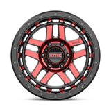 17X9 KMC KM540 RECON GLOSS BLACK MACHINED W/ RTCC 6X139.7