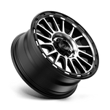 17X8 KMC KM542 IMPACT SATIN BLACK MACHINED 6X139.7