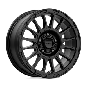 17X8 KMC KM542 IMPACT RIMS - SATIN BLACK 5X108