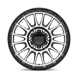 16X8 KMC KM542 IMPACT SATIN BLACK MACHINED 6X139.7