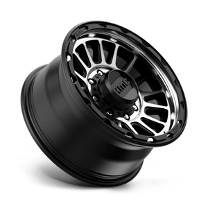 17X8.5 KMC KM542 IMPACT SATIN BLACK MACHINED 8X170