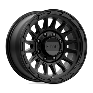 17X8.5 KMC KM542 IMPACT SATIN BLACK 8X165.1