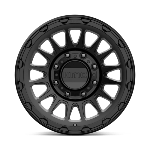 17X8.5 KMC KM542 IMPACT SATIN BLACK 8X180