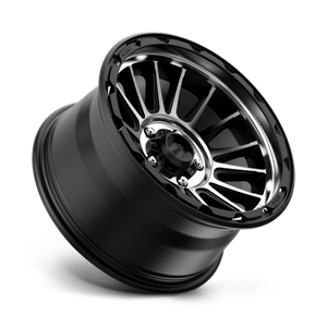 17X9 KMC KM542 IMPACT SATIN BLACK MACHINED 5X127
