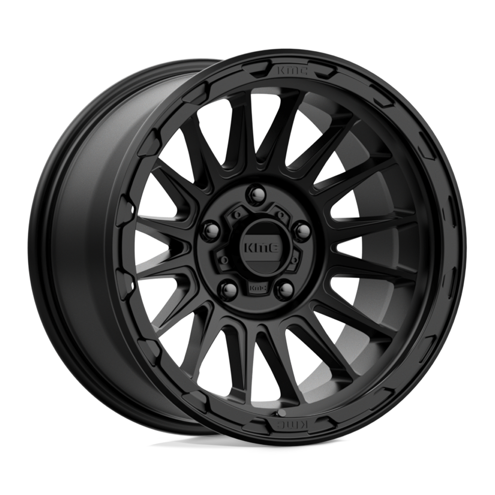 17X9 KMC KM542 IMPACT SATIN BLACK 5X127