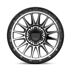 17X9 KMC KM542 IMPACT SATIN BLACK MACHINED 6X139.7