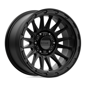 17X9 KMC KM542 IMPACT SATIN BLACK 6X139.7